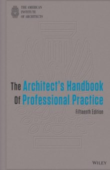 The Architect's Handbook of Professional Practice, 15th edition