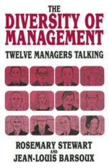 The Diversity of Management: Twelve Managers Talking