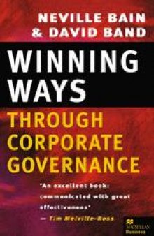 Winning Ways through Corporate Governance