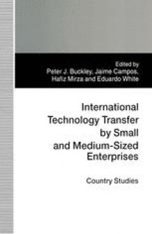 International Technology Transfer by Small and Medium-Sized Enterprises: Country Studies