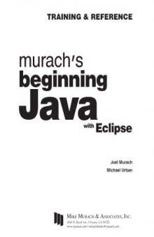 Murach’s Beginning Java with Eclipse