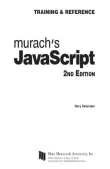 Murach’s javascript