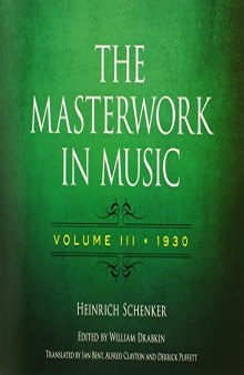 The Masterwork in Music: Volume III