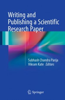 Writing and Publishing a Scientifc Research Paper