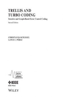 Trellis and Turbo Coding. Iterative and Graph-based Error Control Coding