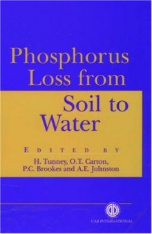 Phosphorus loss from soil to water