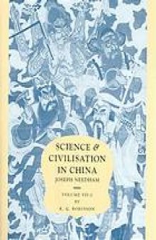 Science and civilisation in China. / Volume 6, Biology and biologicial technology. Part VI, Medicine