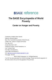 Center on Hunger and Poverty