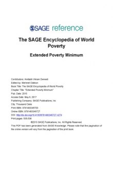 Extended Poverty Minimum