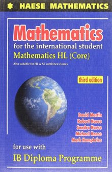 Mathematics for the International Student: Mathematics HL (Core)