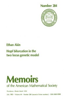 Hopf Bifurcation in the Two Locus Genetic Model