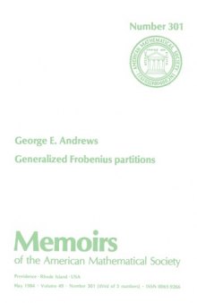 Generalized Frobenius Partitions