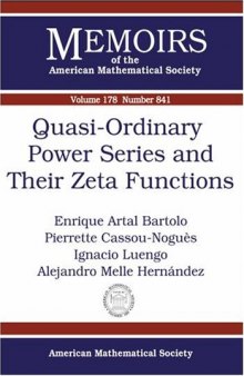 Quasi-ordinary Power Series and Their Zeta Functions