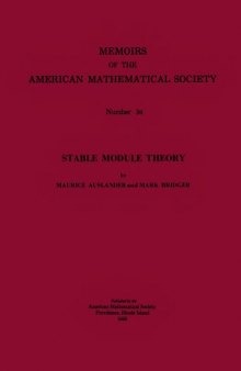 Stable Module Theory
