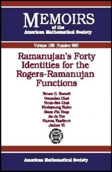 Ramanujan’s Forty Identities for the Rogers-ramanujan Functions