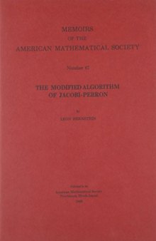 The Modified Algorithm of Jacobi-perron
