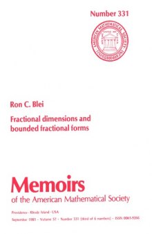 Fractional Dimensions and Bounded Fractional Forms