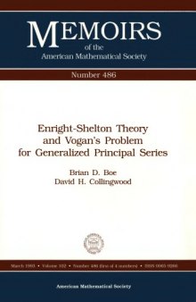 Enright-Shelton Theory and Vogan’s Problem for Generalized Principal Series