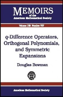 q-Difference Operators, Orthogonal Polynomials, and Symmetric Expansions