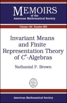 Invariant Means and Finite Representation Theory of *hBAlgebras