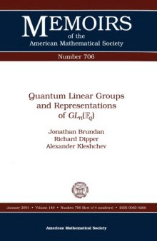 Quantum linear groups and representations of GL_{n}(F_{q})