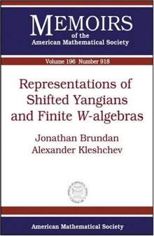 Representations of Shifted Yangians and Finite W-algebras