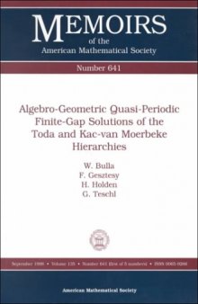 Algebro-Geometric Quasi-Periodic Finite-Gap: Solutions of the Toda and Kac-Van Moerbeke Hierarchies