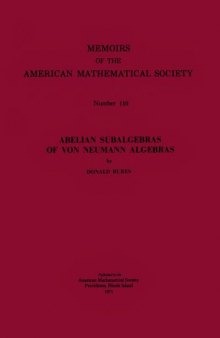 Abelian Subalgebras of Von Neumann Algebras