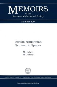 Pseudo-Riemannian Symmetric Spaces