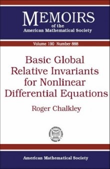 Basic Global Relative Invariants for Nonlinear Differential Equations