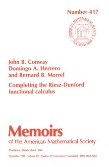 Completing the Riesz-Dunford Functional Calculus