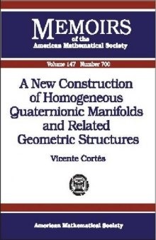 A New Construction of Homogeneous Quaternionic Manifolds and Related Geometric Structures