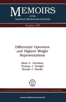 Differential Operators and Highest Weight Representations