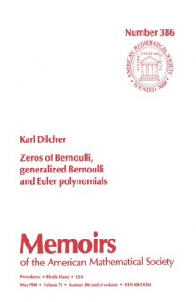 Zeros of Bernoulli, Generalized Bernoulli, and Euler Polynomials