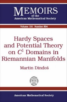 Hardy Spaces and Potential Theory on C1 Domains in Riemannian Manifolds