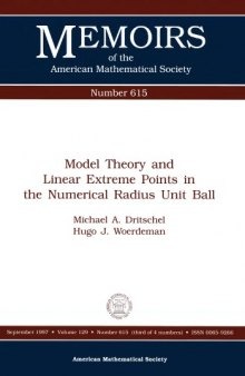 Model Theory and Linear Extreme Points in the Numerical Radius Unit Ball