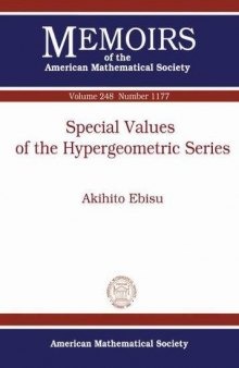 Special Values of the Hypergeometric Series