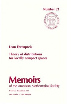 Theory of Distributions for Locally Compact Spaces