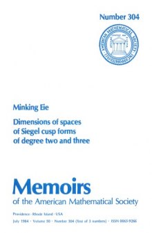 Dimensions of Spaces of Siegel Cusp Forms of Degree Two and Three