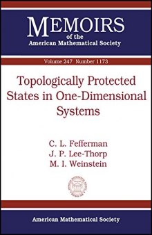 Topologically Protected States in One-dimensional Systems