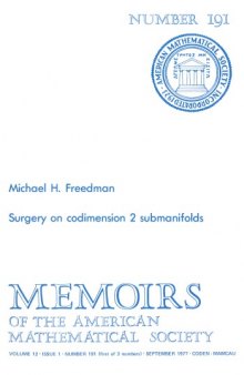 Surgery on Codimension 2 Submanifolds