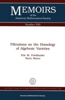 Filtrations on the Homology of Algebraic Varieties