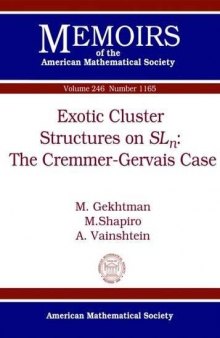 Exotic Cluster Structures on Sl N: The Cremmer-gervais Case