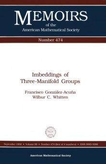 Imbeddings of Three-Manifold Groups