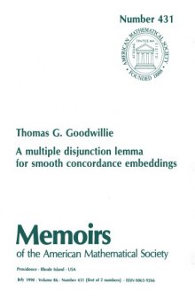 A Multiple Disjunction Lemma for Smooth Concordance Embeddings