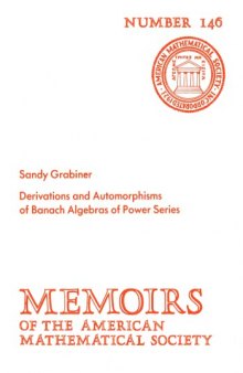 Derivations and Automorphisms of Banach Algebras of Power Series