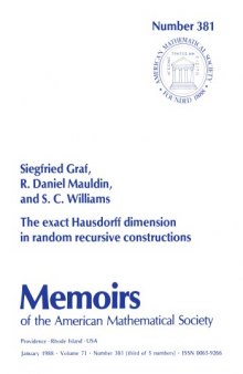 Exact Hausdorff Dimension in Random Recursive Constructions
