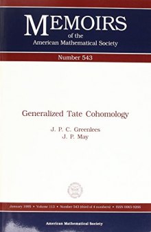 Generalized Tate Cohomology