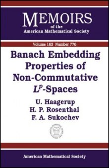 Banach Embedding Properties of Non-Commutative Lp-Spaces