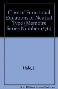 Class of Functional Equations of Neutral Type
